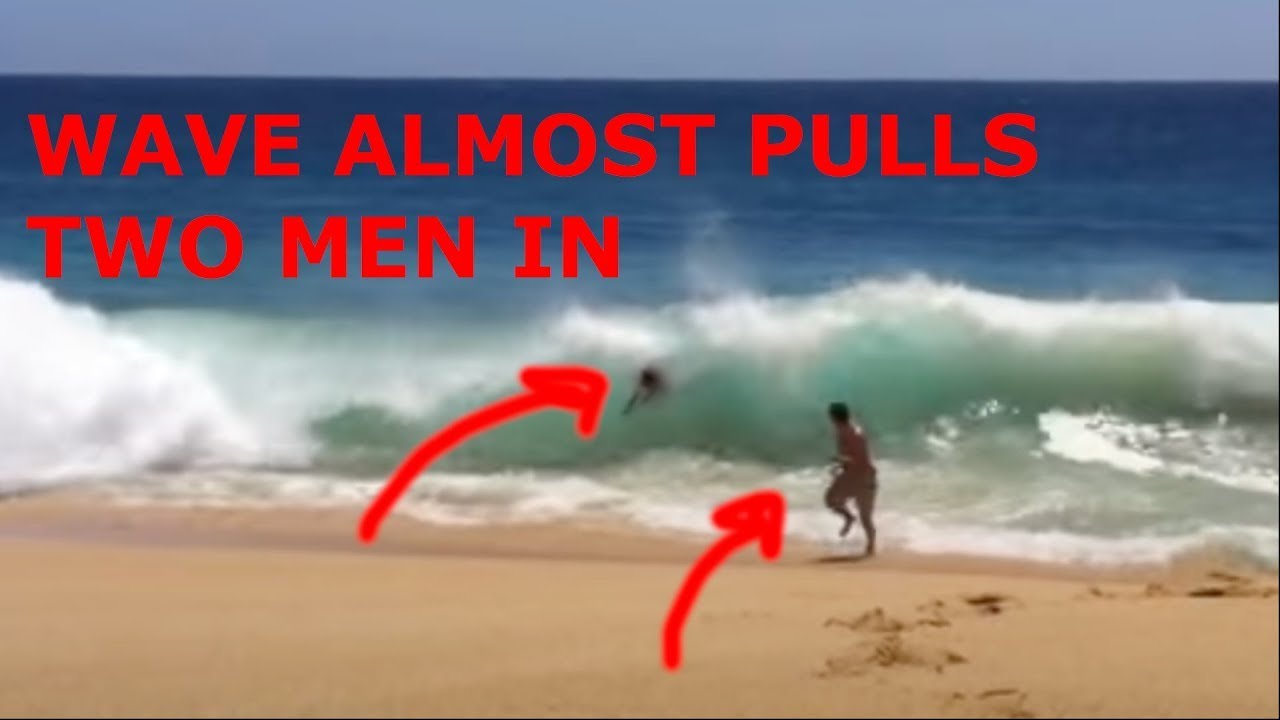 Big and dangerous waves in Cabo San Lucas YouTube