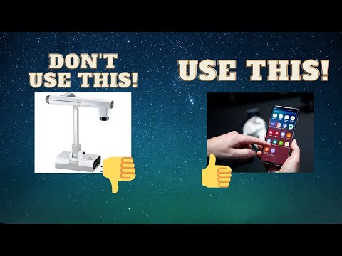 How to use android phone as document camera