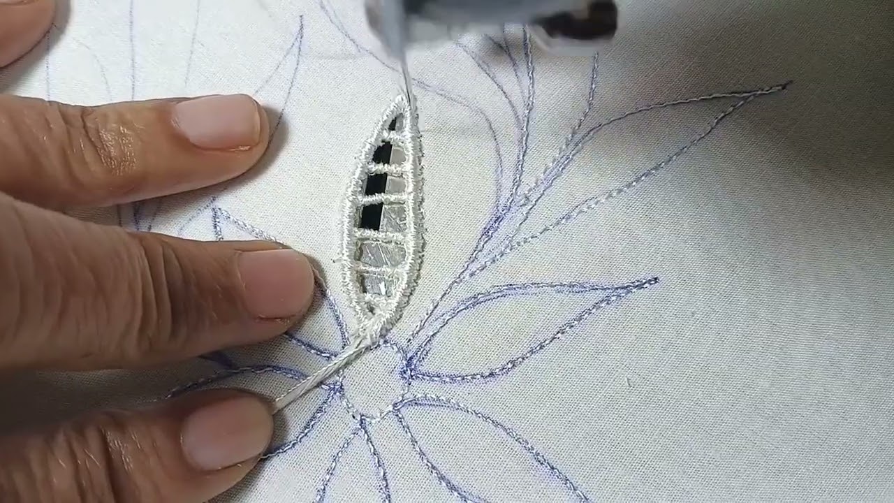 Trending Cut Work by simple silayi machine 🪡🍃💥