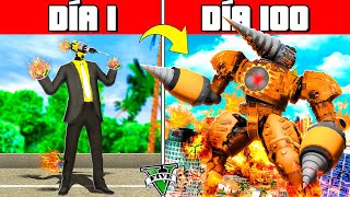 SOBREVIVÍ 100 DÍAS como DRILLMAN en GTA 5!! (Skibidi Toilet mod)