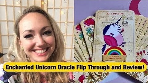 Enchanted Unicorn Oracle Flip Through and Review