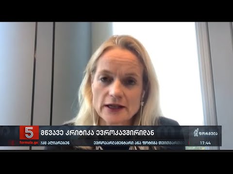 მწვავე კრიტიკა ევროკავშირიდან