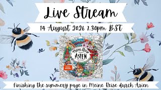 14 August 2026 - Colouring in Meine Reise durch Asien and Matchstick Mouse: Cookbook