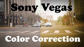 Sony Vegas Tutorial: Color Correction - Film Look