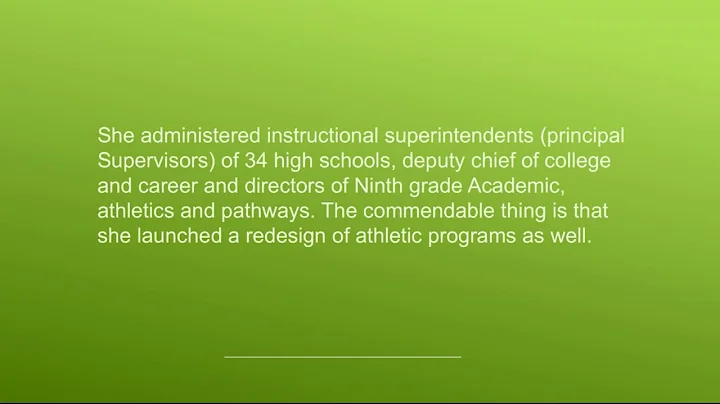 Dr. Jane Spence DCPS - Former Chief of Secondary S...