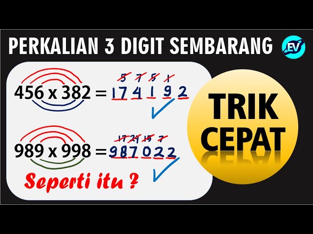 TRIK CEPAT Perkalian 3 DIGIT Angka Sembarang class=