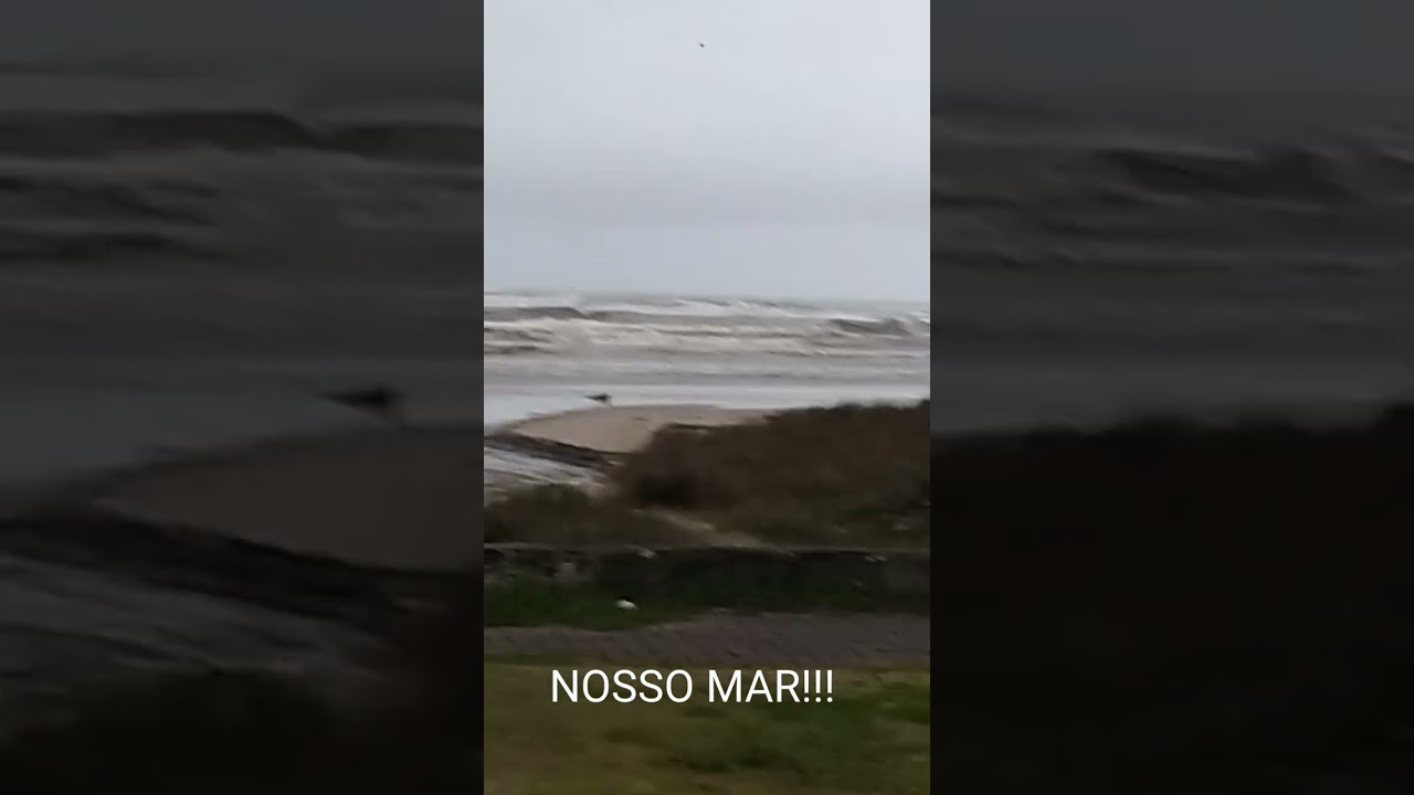 CICLONE – MAR AGITADO EM BALNEÁRIO MAGISTÉRIO