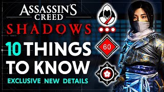 Assassins Creed Shadows - 10 BIG Details You Need To Know Before Launch...