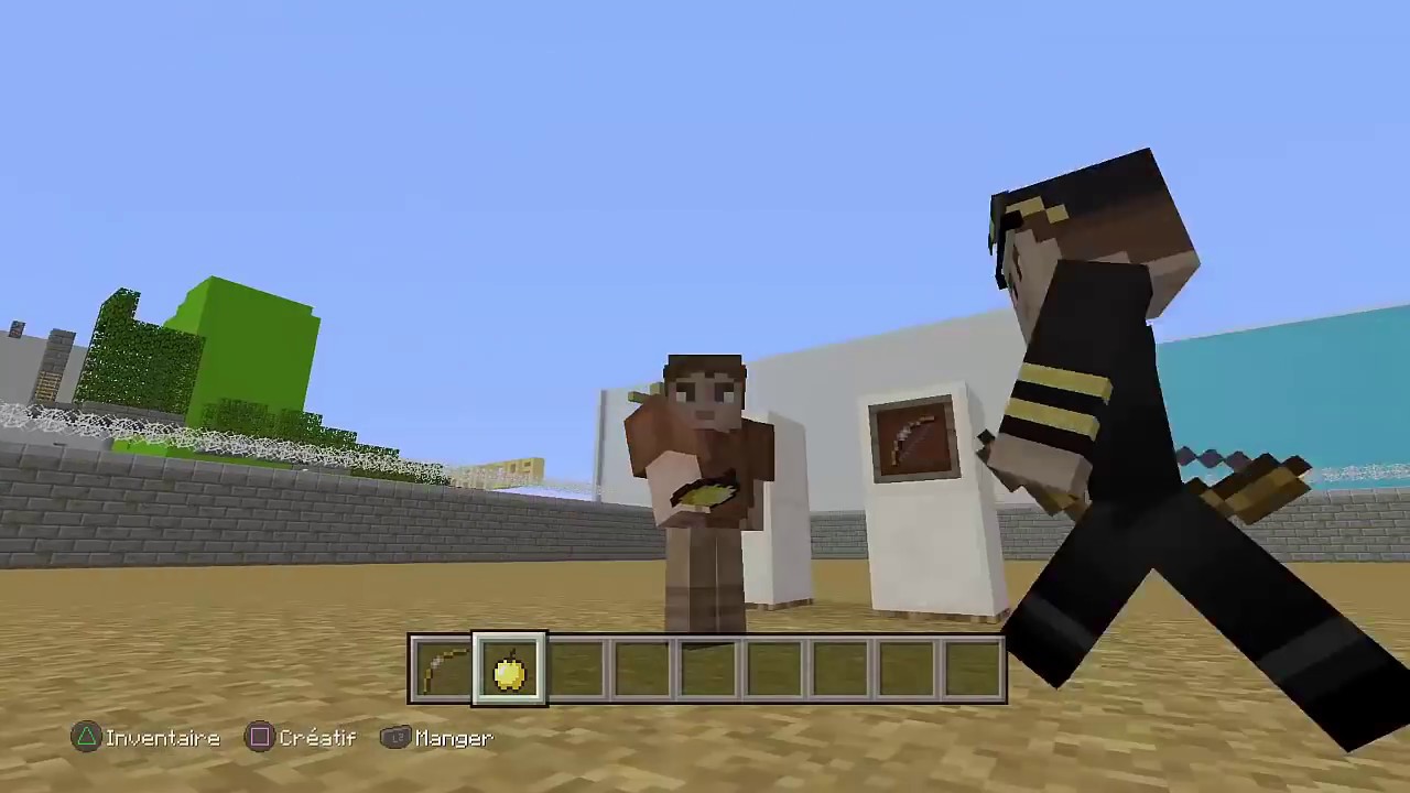 COMMENT AVOIR UNE ARME SANS MODS SUR MINECRAFT ! PS4/PS3/XBOX ONE/360