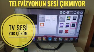 Televizyonun Sesi Çıkmıyor %100 ÇÖZÜM