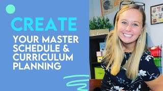 Creating a Master Schedule and Curriculum Planning