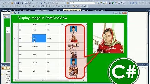 Datagridview Cell Click Event c# | How to Display Image from DataGridView to PictureBox c#