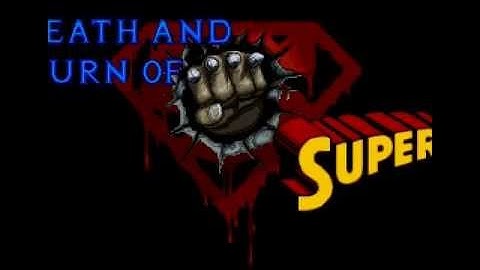 The Death and Return of Superman SNES Intro