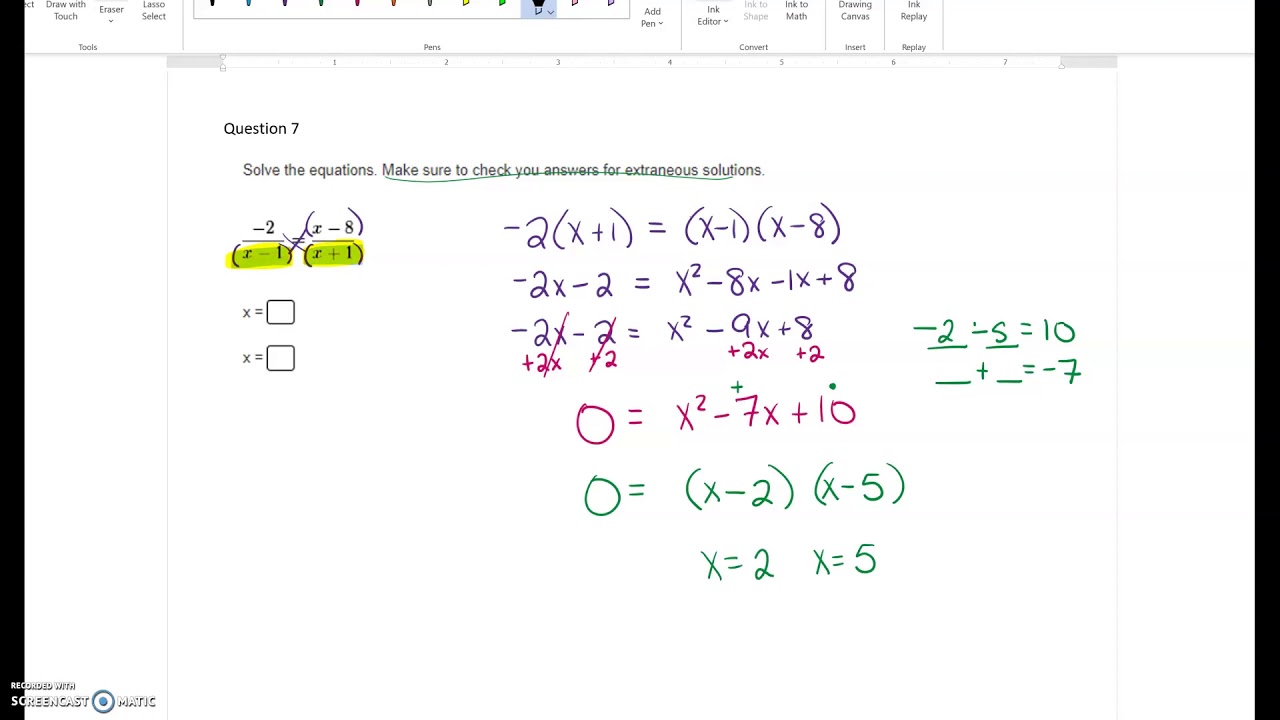 A2 Chapter 7 Practice Test Video 2 - YouTube