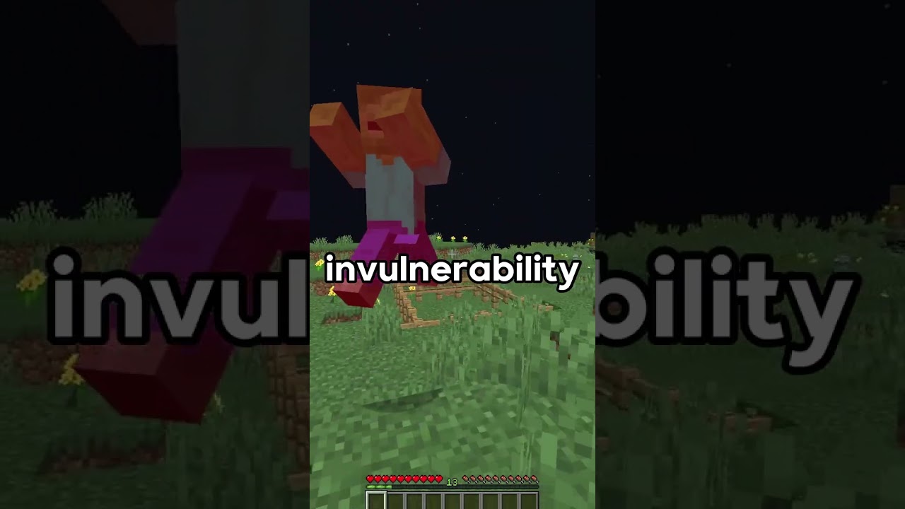 How To Be Invincible In Minecraft