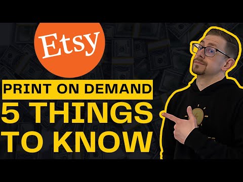 5 Things I Wish I Knew Before Selling On Etsy - Print on Demand Etsy Tips