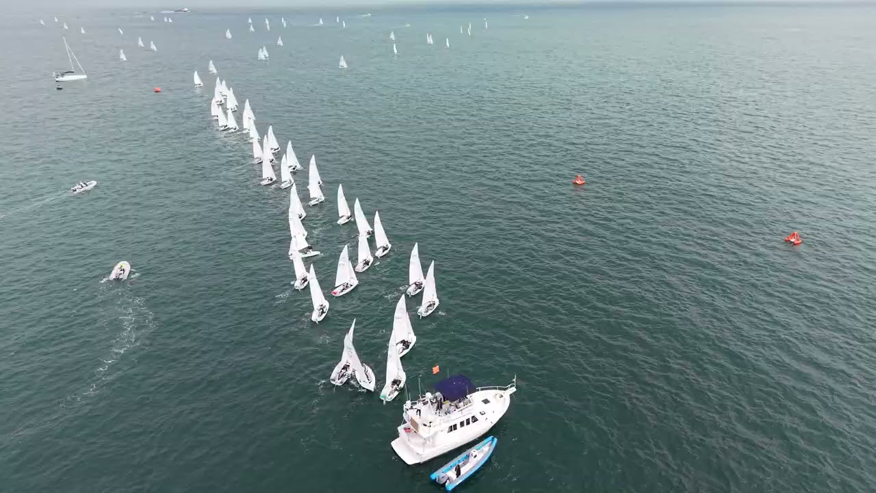 ⁣2026 C420 Nationals   Day 2   Race 6   Blue Fleet start