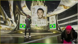 PELE and Renard Double Walkout Pack - Insane Luck? - its always Streamers EA Sports FC 24.