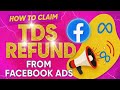 Facebook Ads TDS Refund in India (Updated) | Step-by-Step Meta Ads TDS Refund Process (Live Proof)