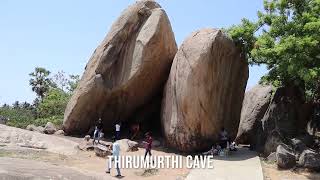 MAHABALIPURAM | WORLD HERITAGE SITE | KRISHNA'S BUTTER BOWL | TIRUMURTHI CAVES | VARAHA CAVES