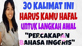 BAHASA INGGRIS PERCAKAPAN SEHARIHARI | BELAJAR BAHASA INGGRIS PEMULA #belajarbahasainggris