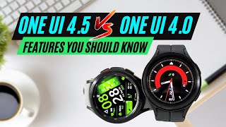 New features on One UI 4.5 on Galaxy watch 5 pro Vs Galaxy watch 4 Classic's One UI 4.0 ! screenshot 3