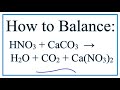Balancing Chemical Equations Concepts