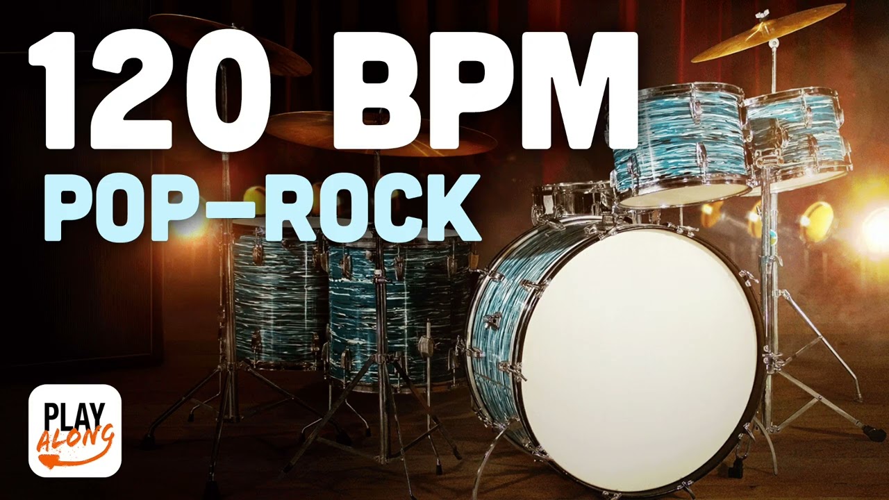 [120BPM] Pop-Rock Drum Backing Track #2