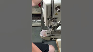 Latest sewing tools and tutorial:Bar tacking the pockets.