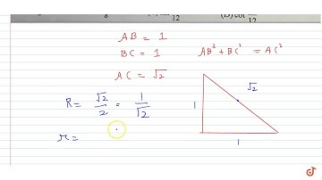 Find ratio of Inradius and Circumradius of a triangle - in 3D (r/R)