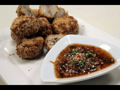 Chicken and Water Chestnut Parcels | Sanjeev Kapoor Khazana