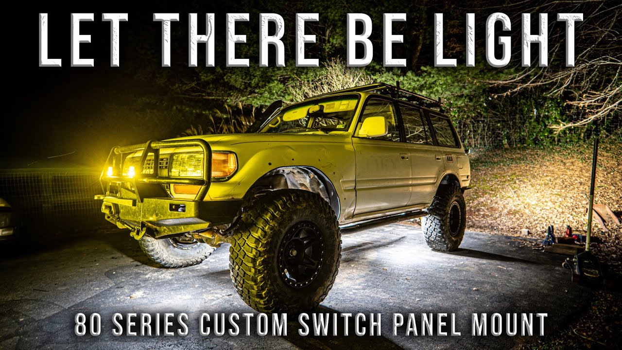 80 Series Land Cruiser | Custom Switch Panel/Lights!