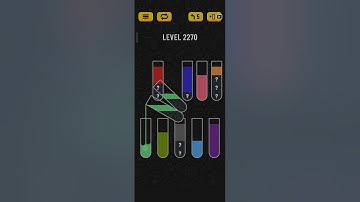 Water sort puzzle level 2270