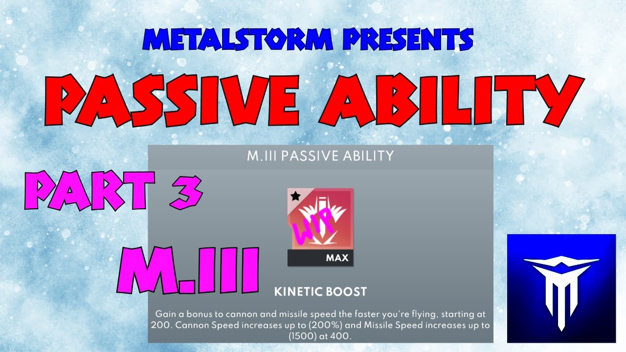 Металлический Шторм: Пассивная способность; МИРАЖ М-3 (М.III).. (ЧАСТЬ 3)