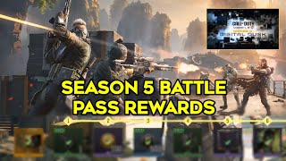 SEASON 5 BATTLE PASS REWARDS 'DIGITAL DUSK' IN COD MOBILE