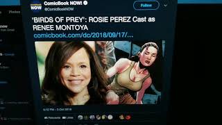 Rosie Perez Cast as Renee Montoya in the Birds of Prey Movie