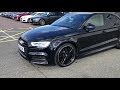 Approved Used Audi S3 Saloon Black Edition | Stoke Audi