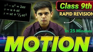 Motion In 25 Minutes🔥| Class 9th | Rapid Revision |Prashant Kirad|