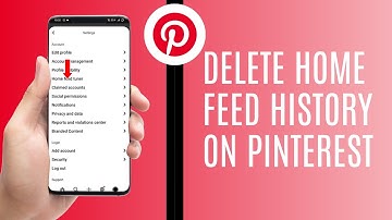 How To Delete Home Feed History On Pinterest |  Full Guide 2025