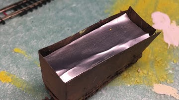 A scratch-built coal car and steam Engine Details