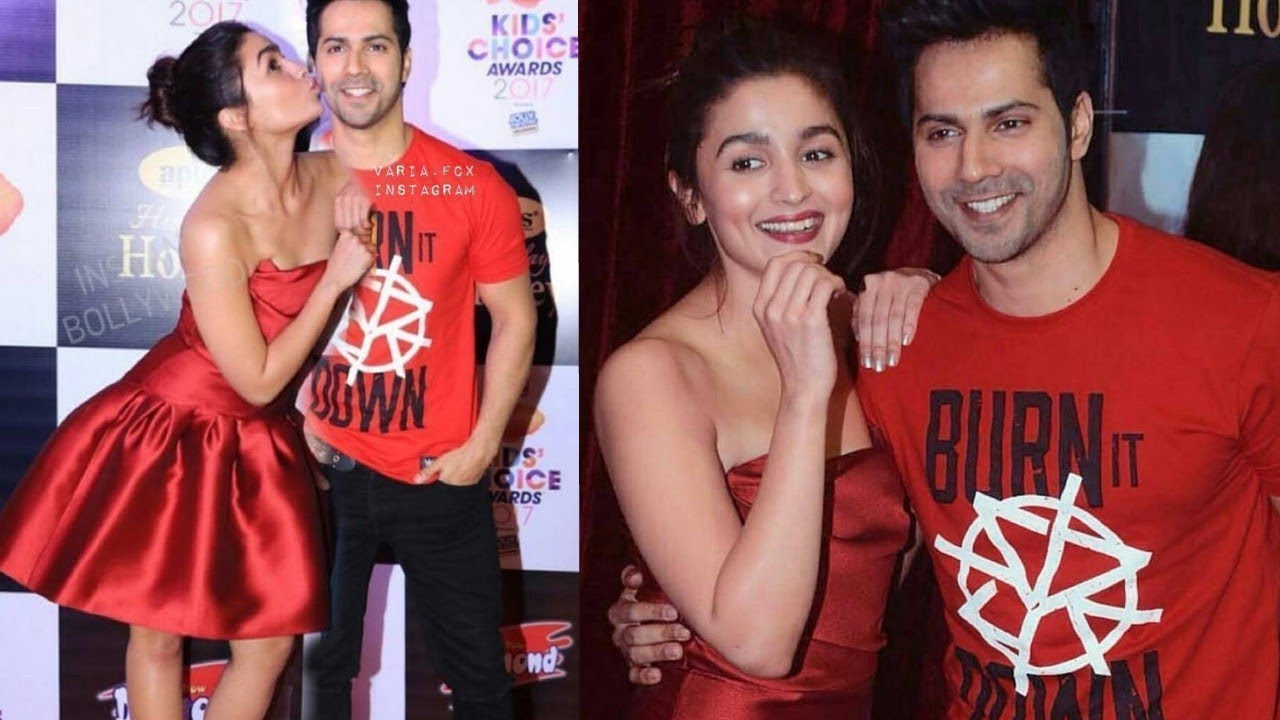 Cute moments of on-screen couple Varun Dhawan and Alia Bhatt at Nick ...