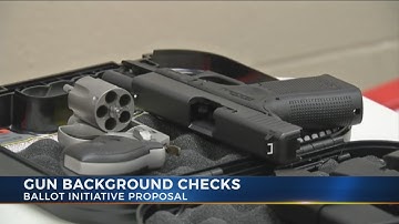 Proposed ballot initiative would require background checks on all gun sales