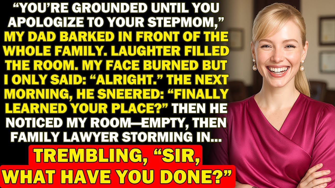 My Dad Grounded Me Until I Apologized His New Wife... Then Lost His $50M Deal When He Discovered...