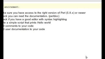 Beginner Perl Maven tutorial: 1.10 - Exercise: hello world
