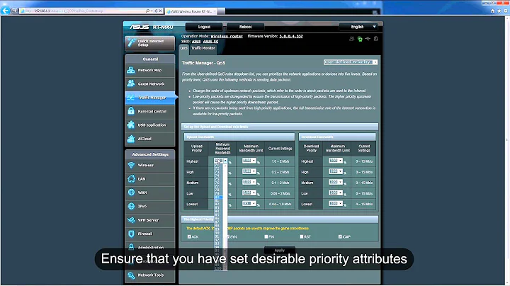 ASUS router quick how-to: optimize network traffic with QoS