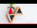 Réaliser une étagère triangle en carton