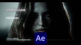 Video Game Loading Screen Look - After Effects Tutorial