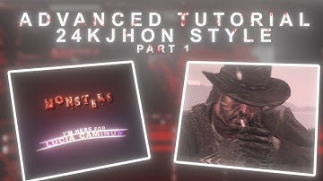 How To Make 24KJHONEDITZ Text, Smooth Zooms and Transitions | Advanced Tutorial | Part 1