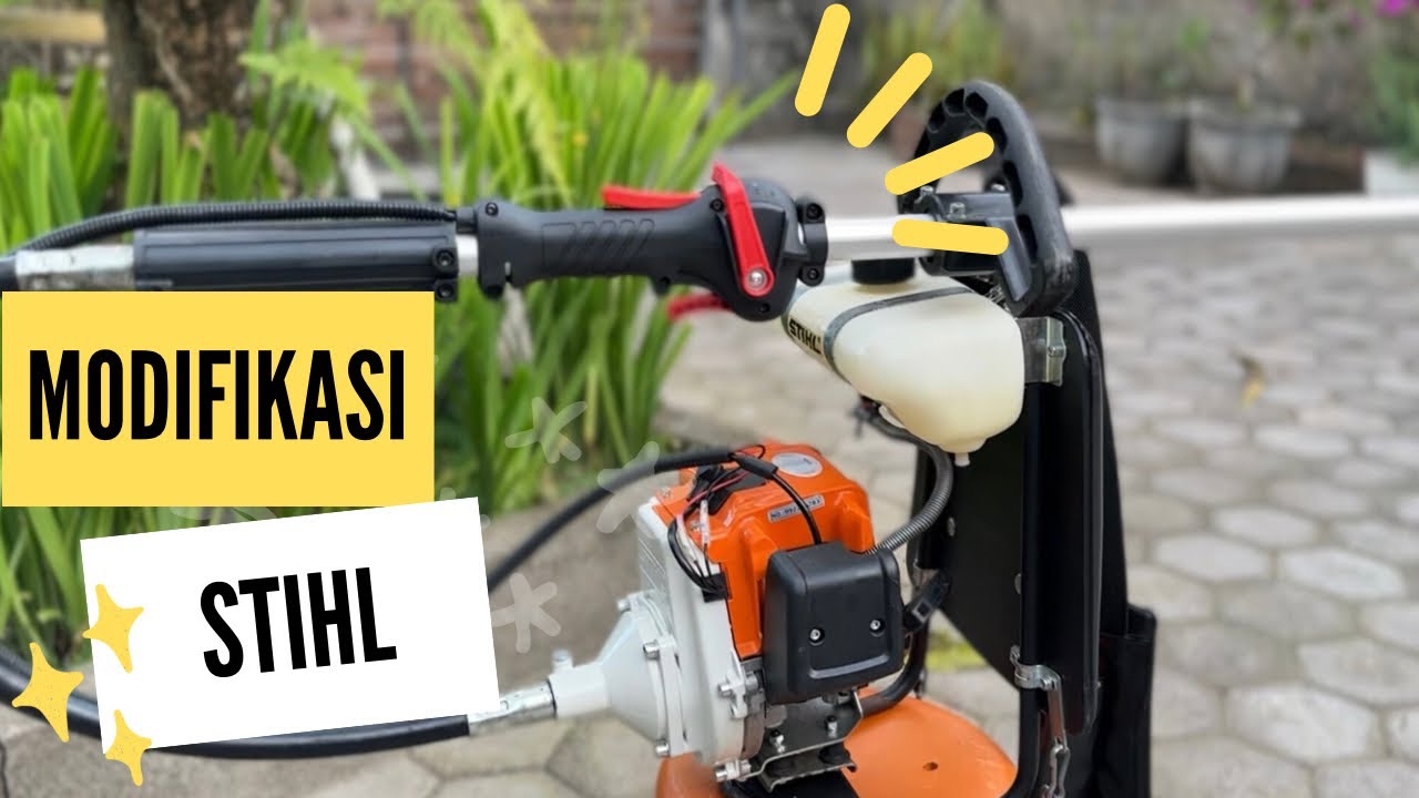 Modifikasi Mesin Rumput Stihl Handle Gas Multi Fungsi