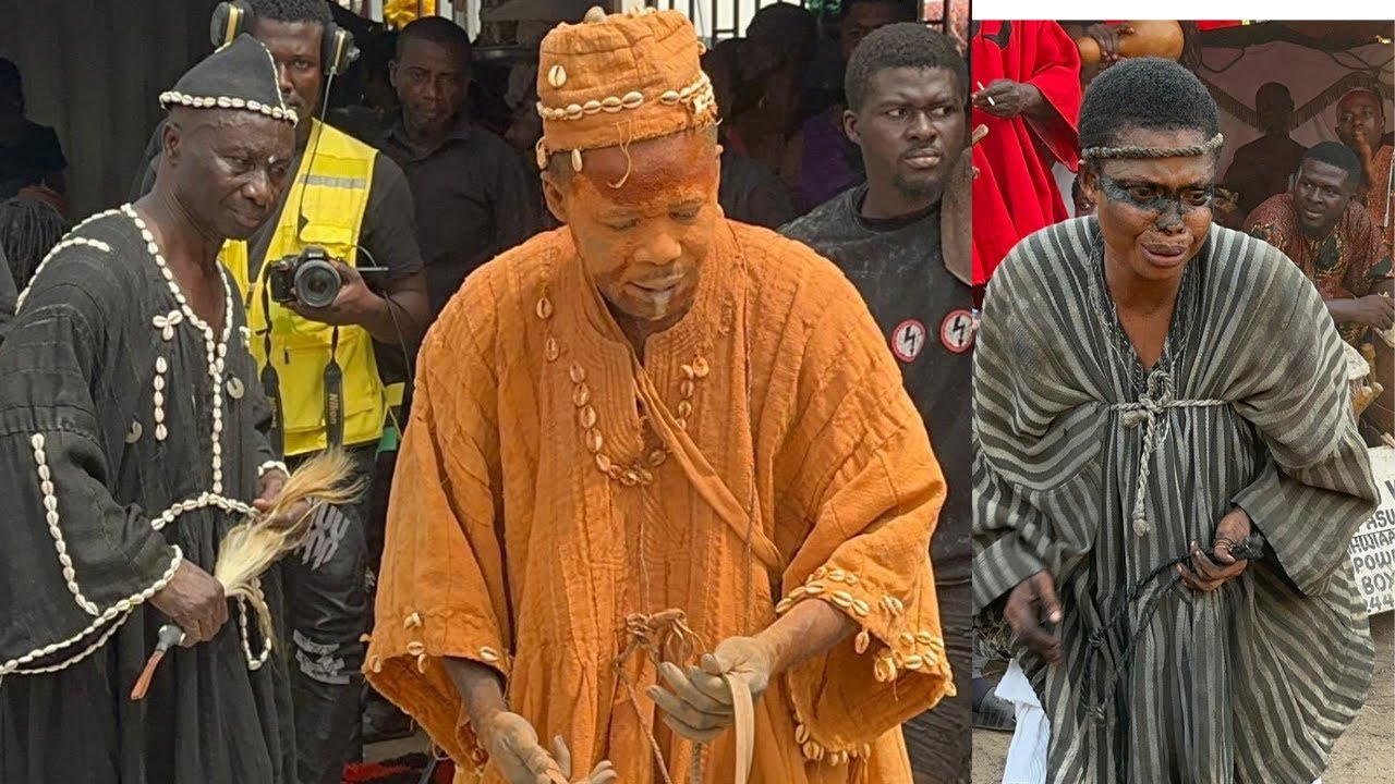 Komfour Abass @Bosom Brekune yam festival at Agona